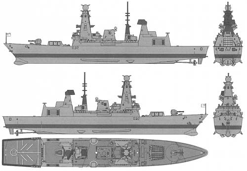 HMS DARING LAYOUT